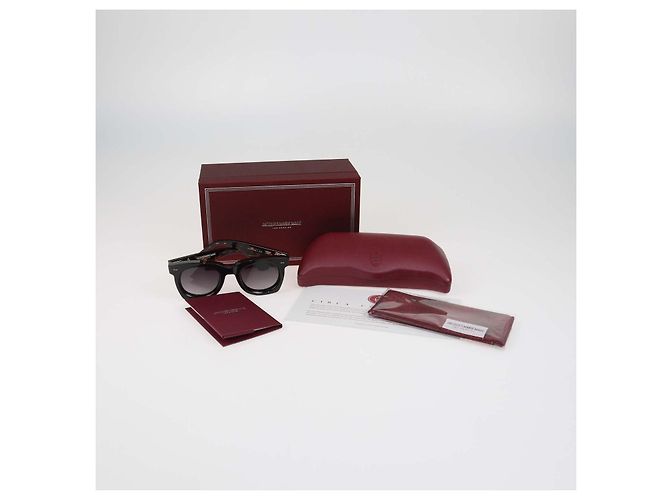 Autre Marque Gafas de sol Jacques Marie Mage Black Gradient 207/400 Ava Castaño Negro - vista 7