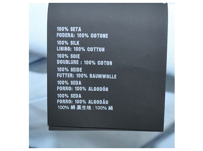 Prada plissierter Maxirock aus Seidenchiffon in Navyblau Marineblau - Ansicht 7