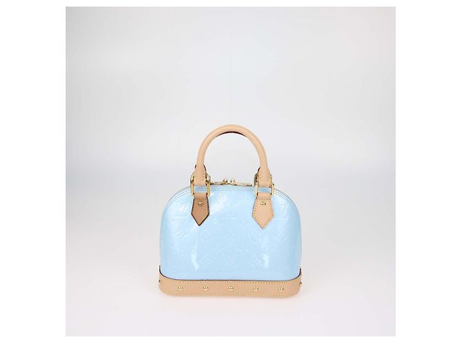 Bolsa Louis Vuitton Sky Monogram Vernis Alma BB Azul - vista 3