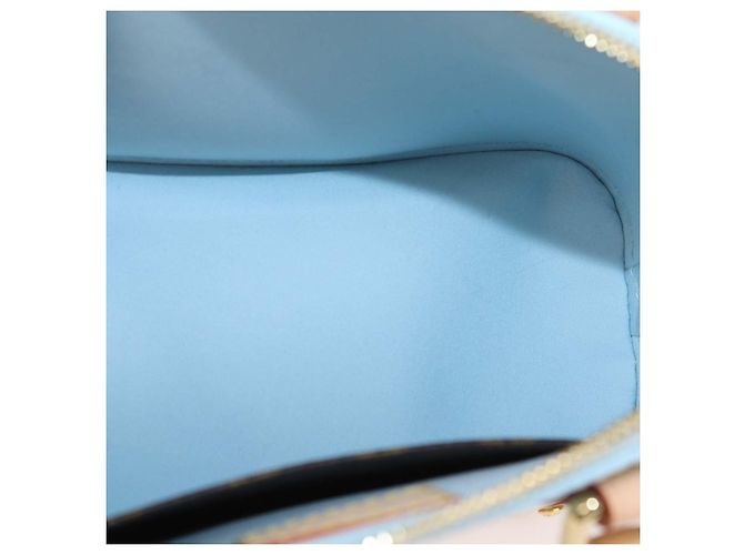 Bolsa Louis Vuitton Sky Monogram Vernis Alma BB Azul - vista 6