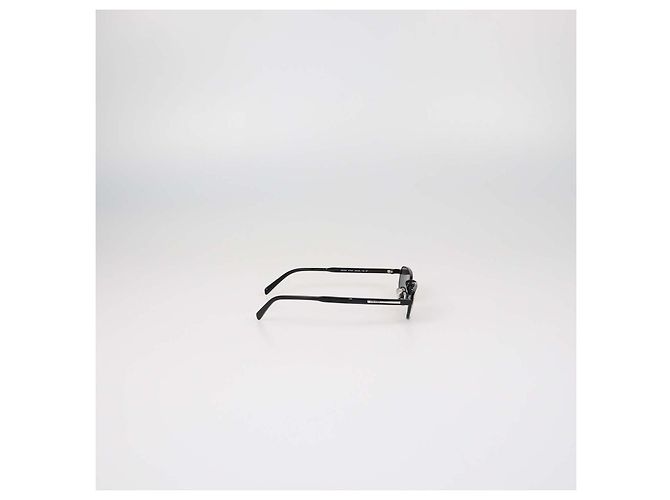 Prada Black Polarisierte Rechteckige Sonnenbrille Schwarz - Ansicht 3