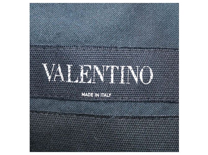 Valentino Black Blend Viscose Rockstud Zip Bomber Jacket - view 5