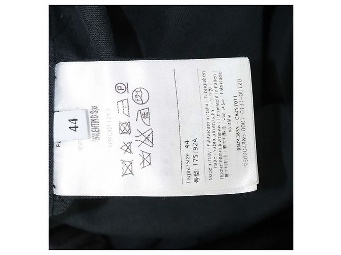 Valentino Black Blend Viscose Rockstud Zip Bomber Jacket - view 6