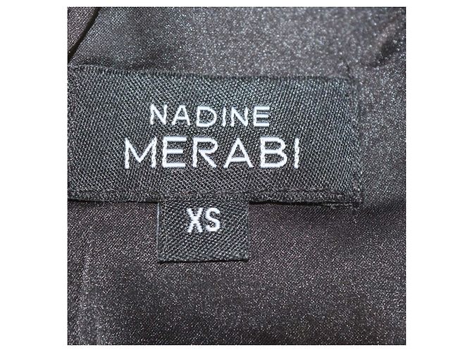 Autre Marque Nadine Merabi Gold Sequins Symmetrisch Drapiertes One Shoulder Mini Kleid Golden - Ansicht 4
