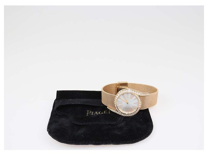 Montre Piaget Limelight 32mm en or rose 18K, cadran argent et diamants - vue 6