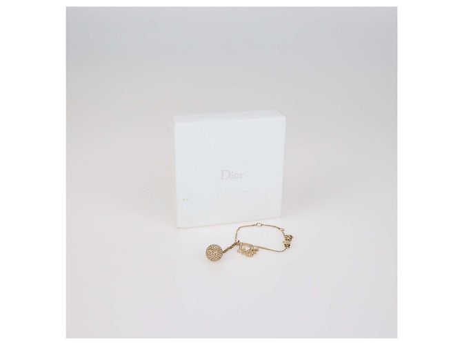 Bracciale Christian Dior La Petite Tribale in tono oro e cristalli D'oro - vista 8