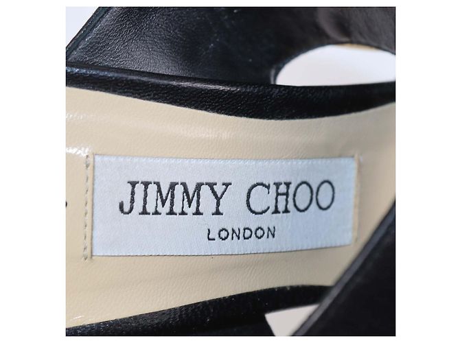 Mules Magie in pelle nera Jimmy Choo Nero - vista 6