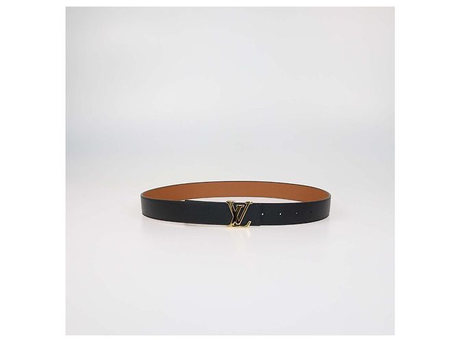 Louis Vuitton Initiales Wendelgürtel aus Leder Schwarz/Braun - Ansicht 4