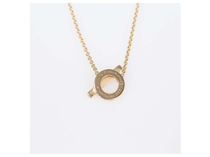 Hermès Collana con pendente Hermes Finesse in oro rosa 18K e diamanti D'oro - vista 5