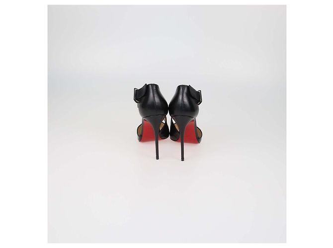 Décolleté Sharpeta in pelle nera Christian Louboutin Nero - vista 5