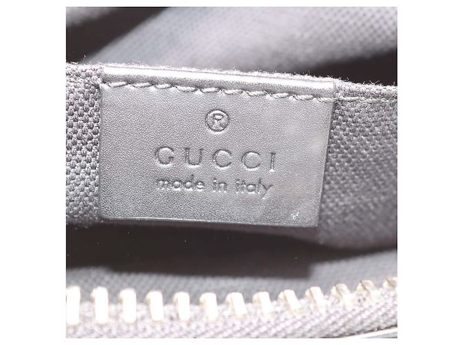 Borsa a tracolla Gucci in tela GG Supreme e pelle nera Nero - vista 4