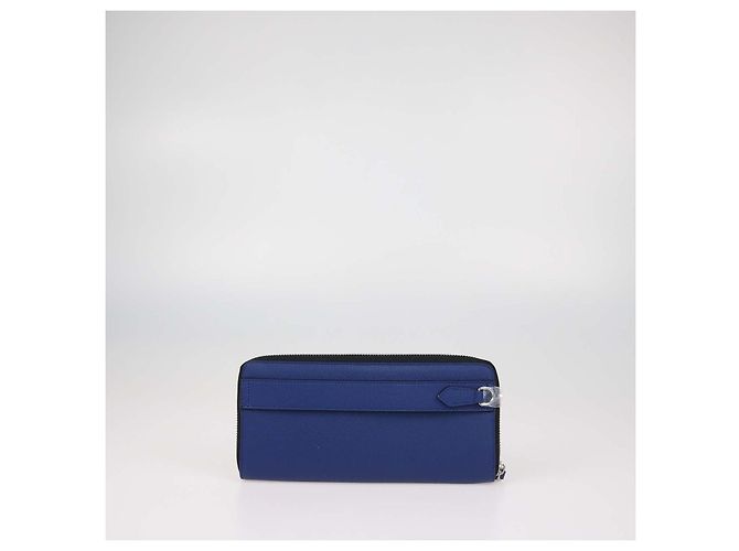 Custodia per telefono Montblanc Sartorial in pelle blu - vista 3