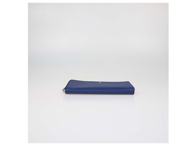 Custodia per telefono Montblanc Sartorial in pelle blu - vista 4