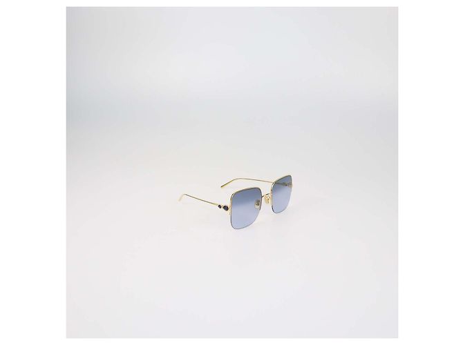 Boucheron Gold.Blue Gradient Serpent Boheme Square Sunglasses Golden - view 2