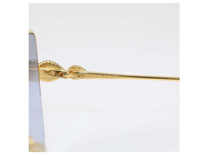 Boucheron Gold.Blue Gradient Serpent Boheme Square Sunglasses Golden - view 5
