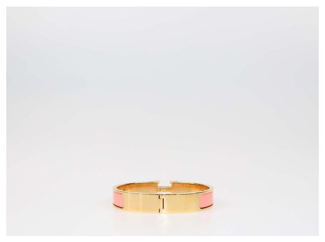 Hermès Hermes Gold, Papeye Enamel Clic H PM Bracelet Pink - Ansicht 3