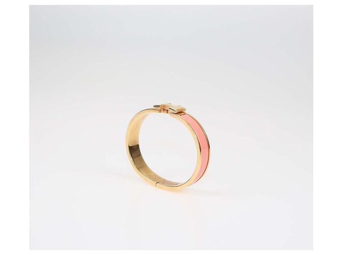 Hermès Hermes Gold, Papeye Enamel Clic H PM Bracelet Pink - Ansicht 6