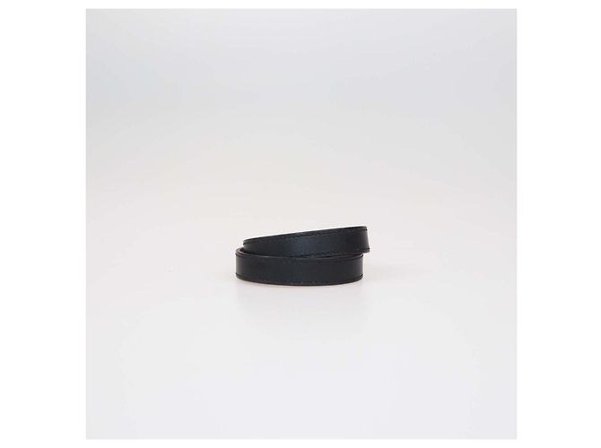 Hermès Pulsera Kelly Double Tour de piel negra Hermes Negro - vista 3