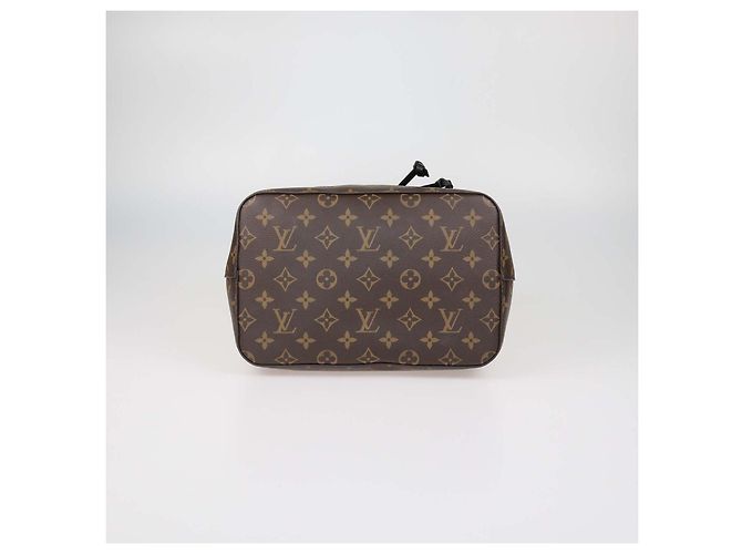 Néonoé Borsa Louis Vuitton NeoNoe MM in canvas Monogram nero Marrone - vista 4