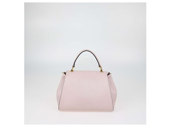 Borsa piccola con manico Alcove in pelle rosa chiaro Valentino - vista 4