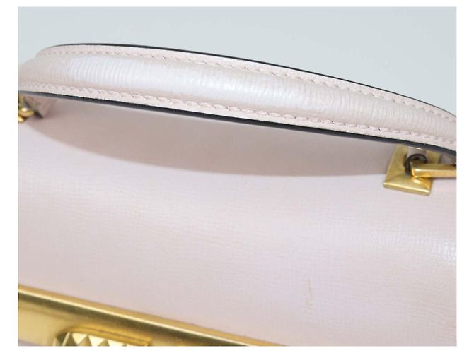 Borsa piccola con manico Alcove in pelle rosa chiaro Valentino - vista 5