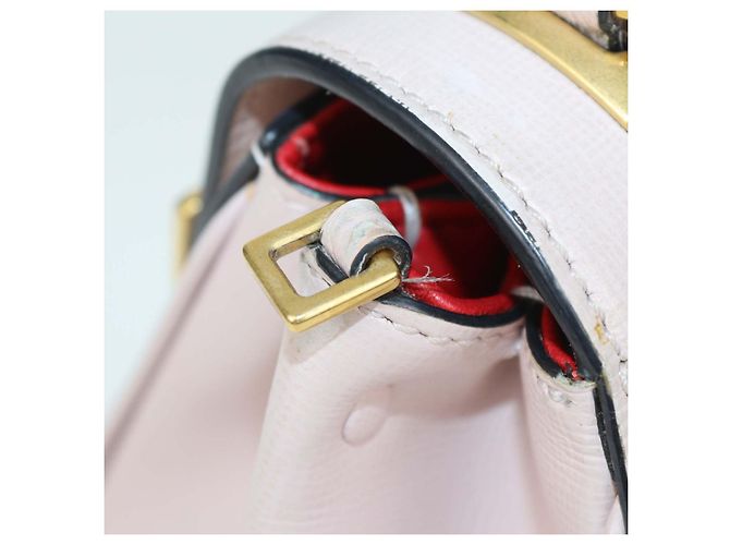 Borsa piccola con manico Alcove in pelle rosa chiaro Valentino - vista 6