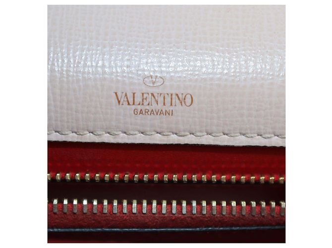 Borsa piccola con manico Alcove in pelle rosa chiaro Valentino - vista 8