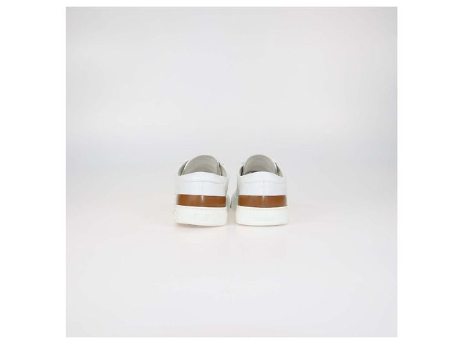 Hermès Baskets basses Deep en cuir blanc Hermes - vue 5