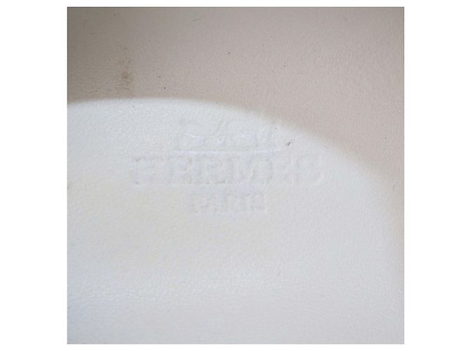 Hermès Baskets basses Deep en cuir blanc Hermes - vue 6