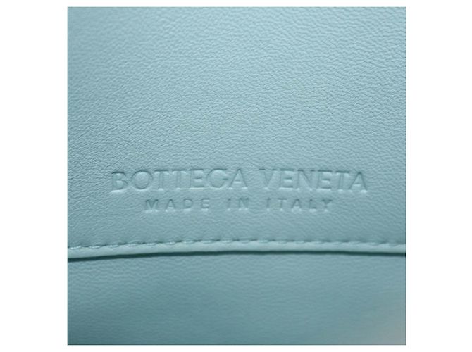 Borsa a tracolla Mount Envelope Bottega Veneta in camoscio verde chiaro Blu - vista 6