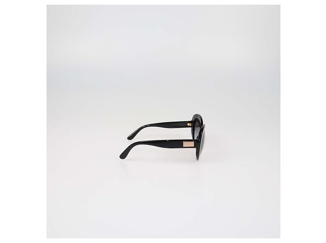 Dolce & Gabbana Black Gradient Butterfly Sunglasses - view 3