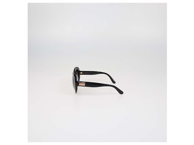 Dolce & Gabbana Black Gradient Butterfly Sunglasses - view 4