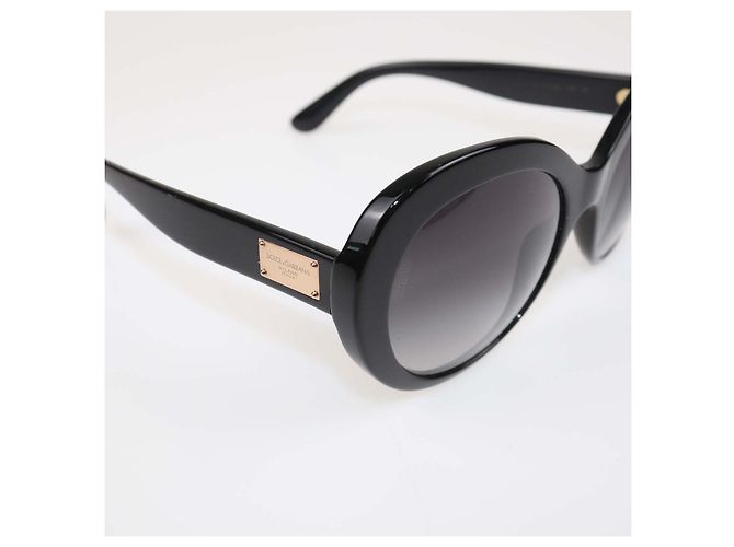 Dolce & Gabbana Black Gradient Butterfly Sunglasses - view 6