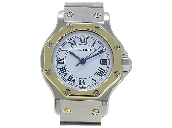 Orologio automatico Cartier Santos Octagon SM da donna - vista 2