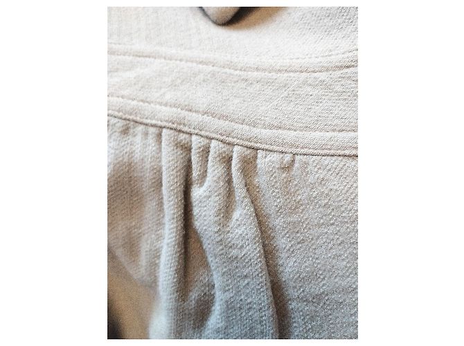 Ba&sh Preppy Baby Doll Mantel Greige Beige - Ansicht 10