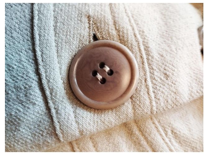 Ba&sh Preppy Baby Doll Mantel Greige Beige - Ansicht 11