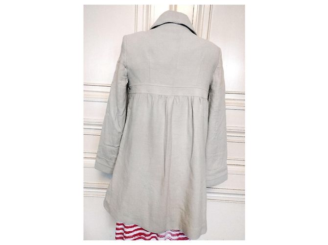 Ba&sh Preppy Baby Doll Mantel Greige Beige - Ansicht 2