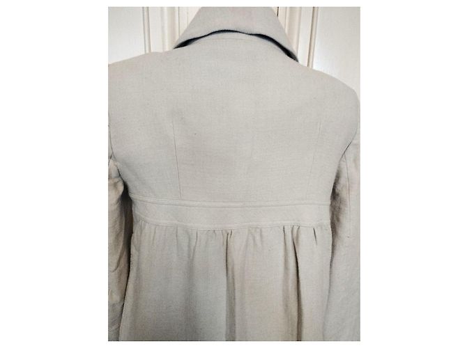 Ba&sh Preppy Baby Doll Mantel Greige Beige - Ansicht 4