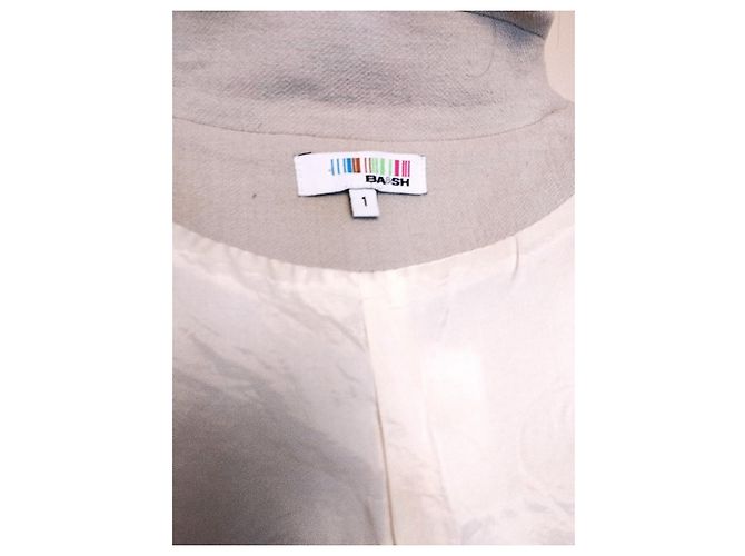 Ba&sh Preppy Baby Doll Mantel Greige Beige - Ansicht 6