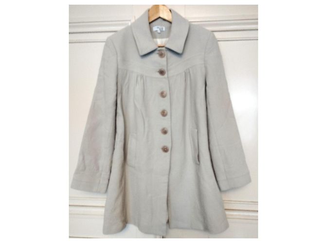 Ba&sh Preppy Baby Doll Mantel Greige Beige - Ansicht 9