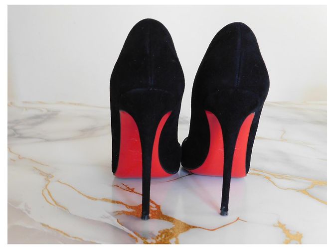 So Kate Christian Louboutin Décolleté Louboutin in camoscio nero - vista 7