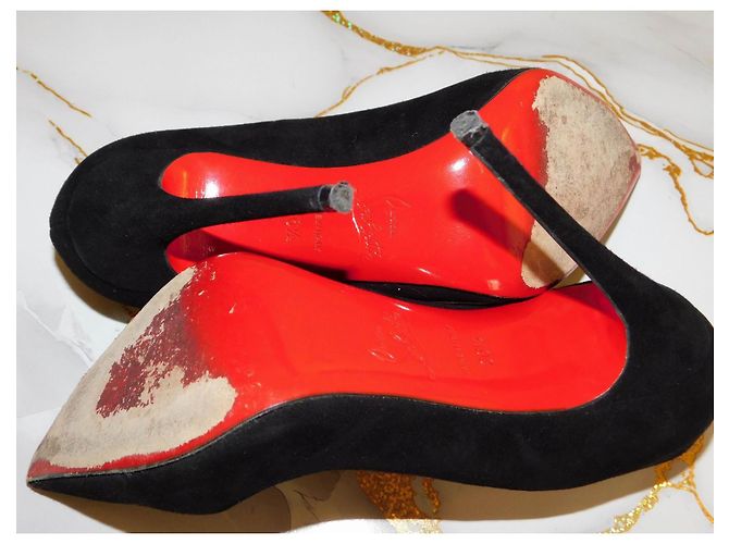 So Kate Christian Louboutin Décolleté Louboutin in camoscio nero - vista 9
