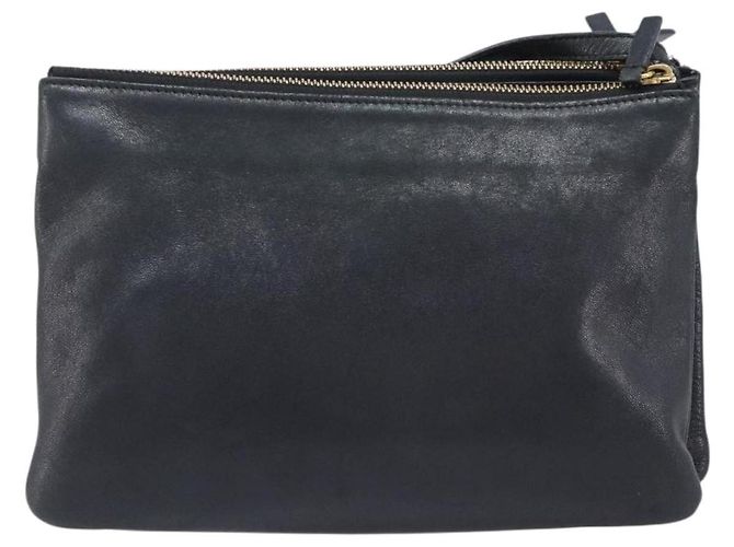 Céline Celine Trio Leather Small Preto - vista 2