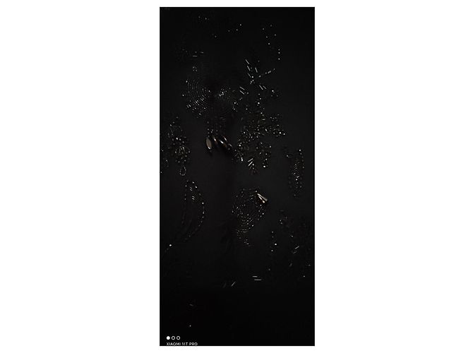 Prada Embroidered Black Wool Cape - view 2