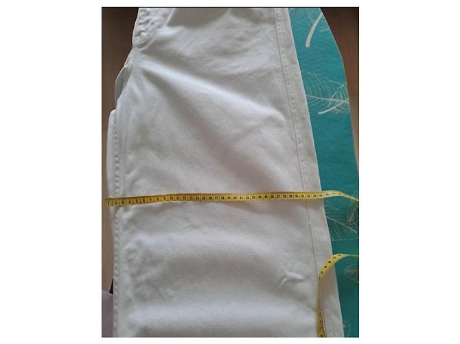 Autre Marque Jeans wide leg branco - vista 5