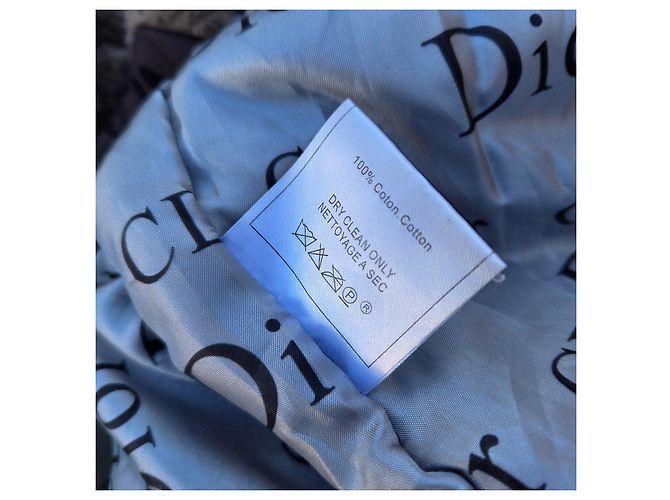 Christian Dior kurze braune Baumwolljacke mit Kunstfellfutter - Ansicht 10