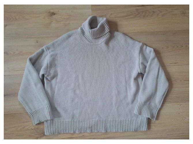 Autre Marque Camisola de gola alta para mulher Bege - vista 2