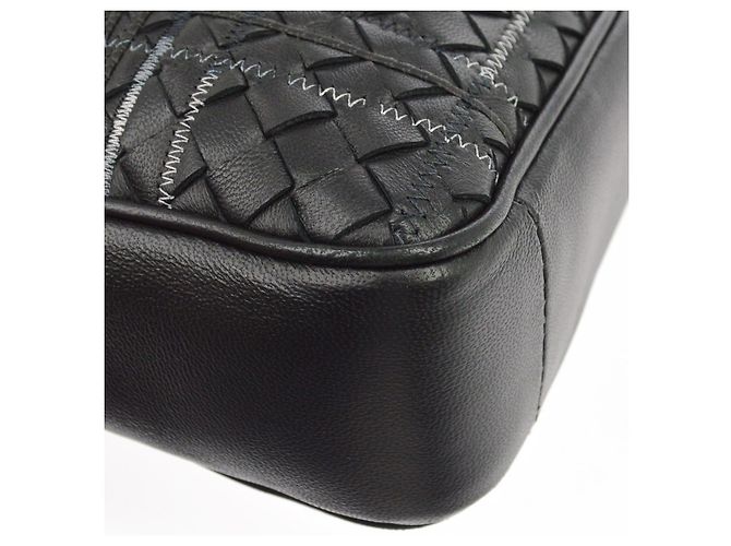 Bottega Veneta Soft Slim Intrecciato Nappa Nero - vista 6