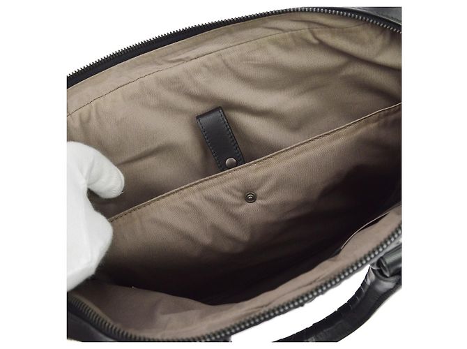 Bottega Veneta Soft Slim Intrecciato Nappa Nero - vista 7