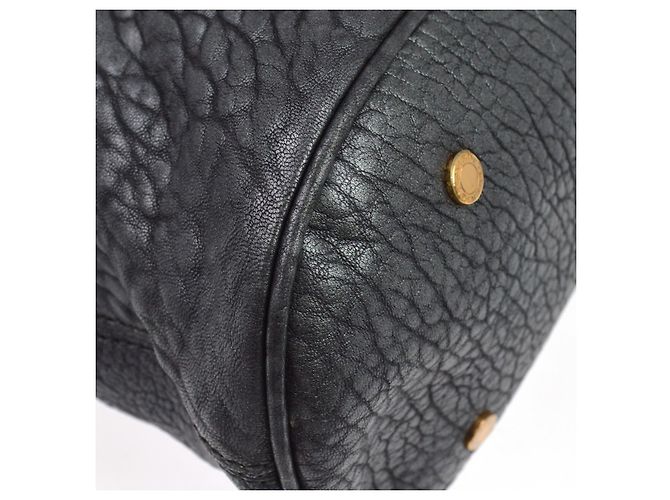 Bulgari Bvlgari Leoni Top Handle Leather Medium Marron - vue 5